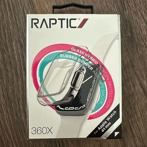 Raptic 360X Glass Hybrid Screen Protector for Apple Watch 41mm